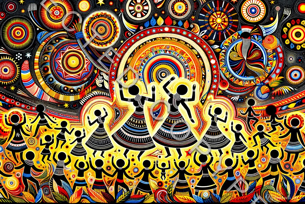 Celebrating Life’s Vibrant Tapestry - Aether - Primary