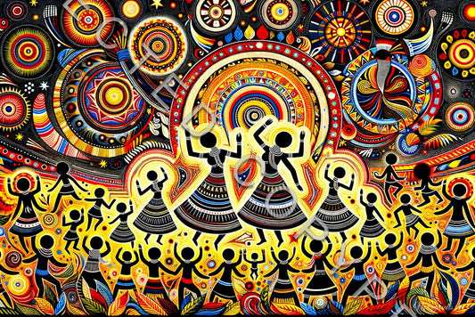 Celebrating Life’s Vibrant Tapestry - Aether - Primary