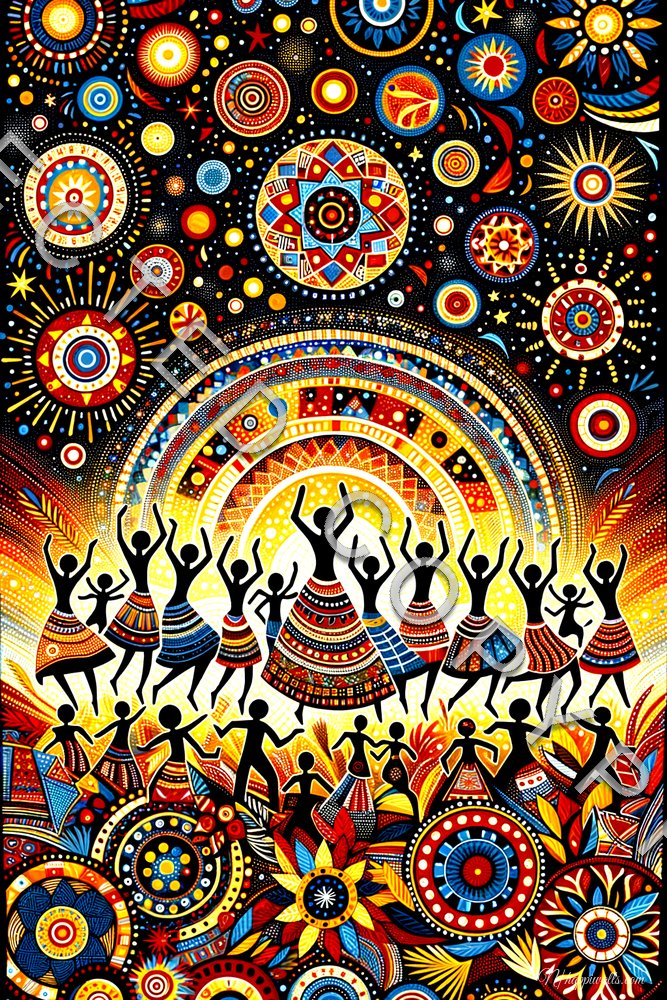 Celebrating Life’s Vibrant Tapestry - Aurora - Primary