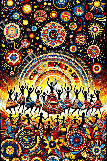 Celebrating Life’s Vibrant Tapestry - Aurora - Primary