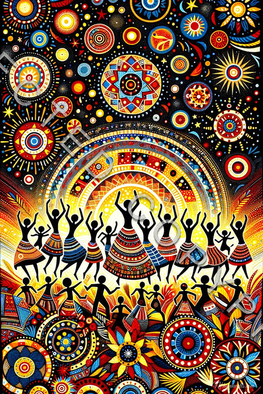 Celebrating Life’s Vibrant Tapestry - Aurora - Primary