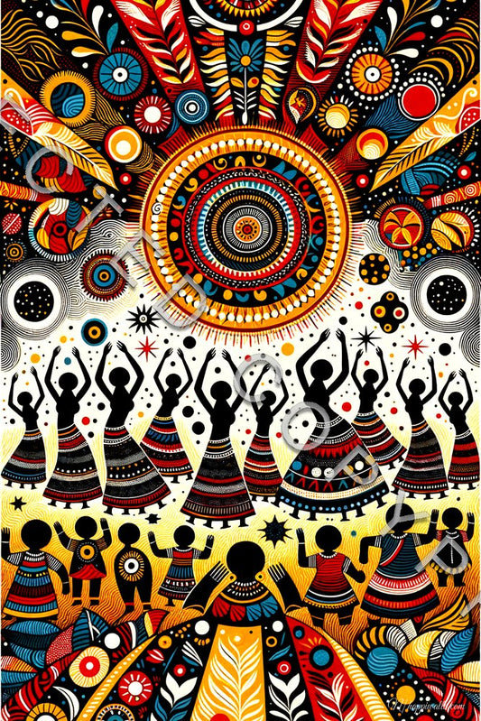 Celebrating Life’s Vibrant Tapestry - Solace - Primary