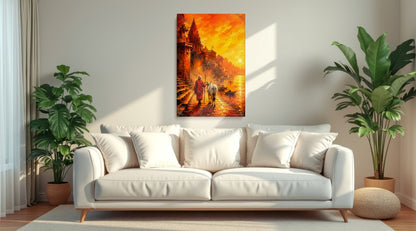 Journey of Companions at Sunset - Aurora - web_mock-Scene