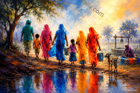 Morning Melodies of Village Life - Aurora - Primary