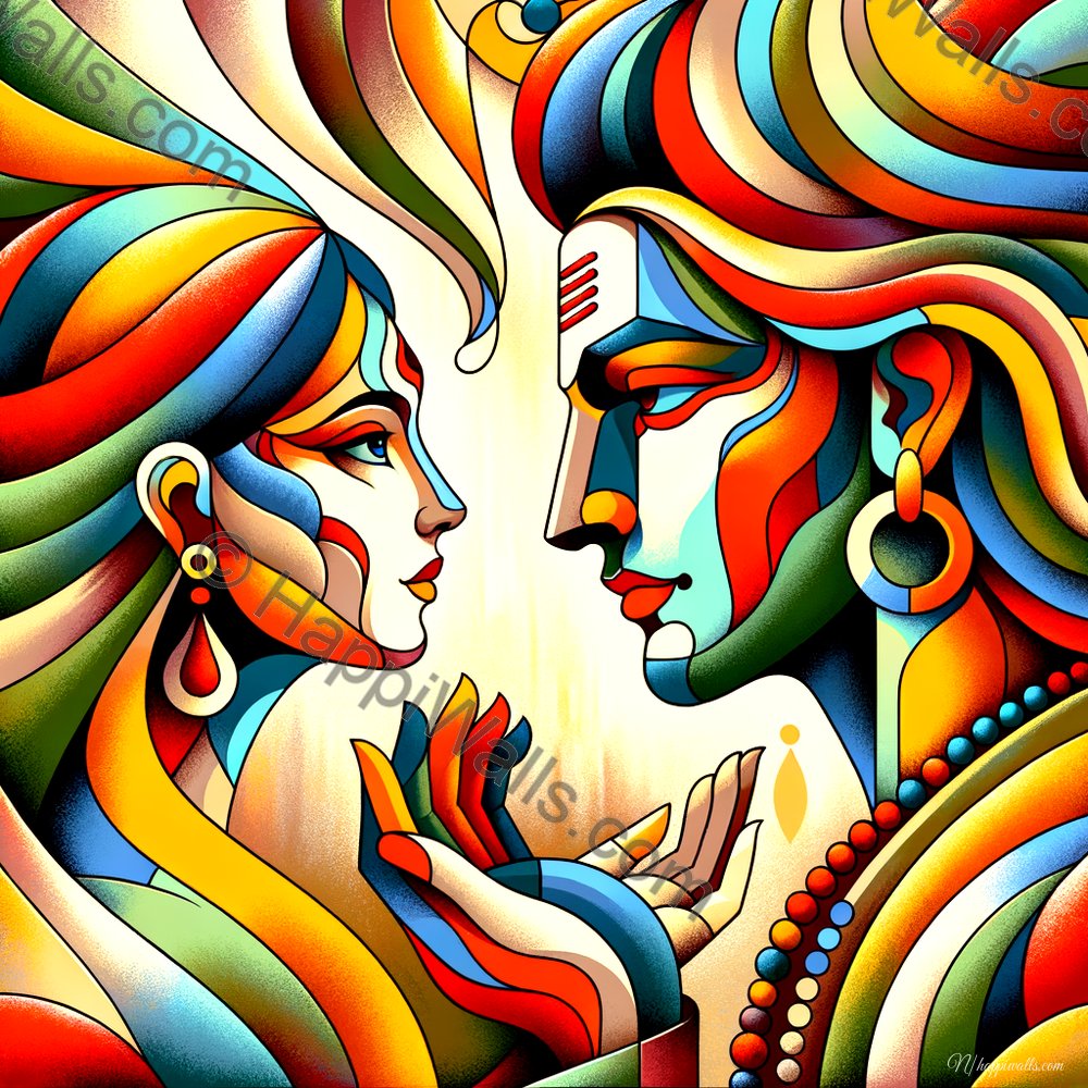 Shiva and Parvati in Perfect Balance - Solace - Primary